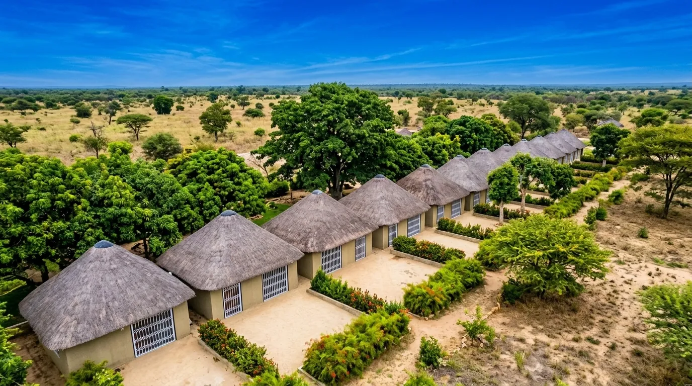 Bungalow Drone Shot